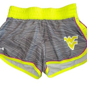 Under Armour Heat Gear Women’s Running Shorts Size Small West Virginia Logo